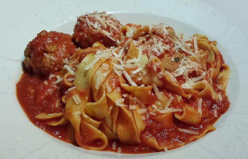 Plain ol' spaghetti & meatballs never saw the day they could measure up to the veal meatballs over pappardelli at Lupo Italian Kitchen. BOB YESBEK PHOTOS